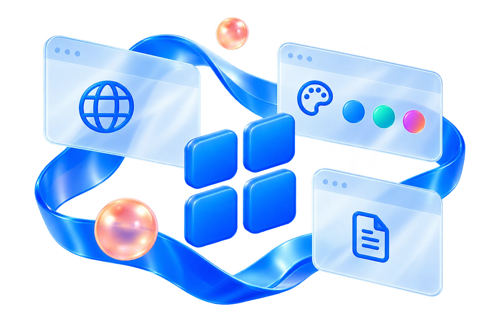 White label CPA-платформа: объёмный знак бренда и кабинеты под вашим логотипом